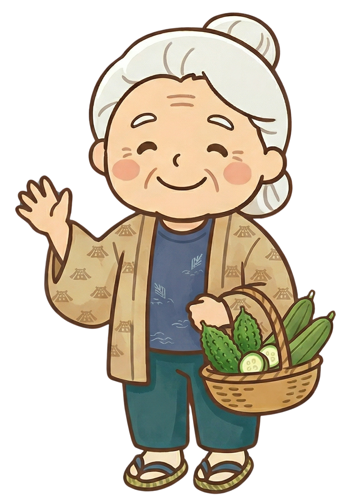 おばあイラスト